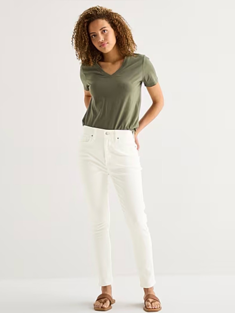 a.n.a Womens High Rise Skinny Fit Jean Size 14